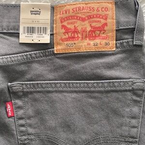 Levi's Men's Straight Jeans in Charcoal